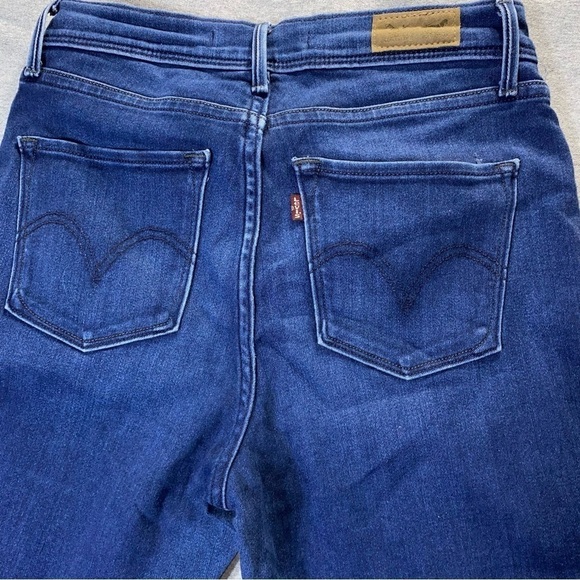 Levi's 512 Jeans Women's Sz 4 Blue Perfectly Slimming Skinny Leg Mid Rise Denim - Picture 8 of 16